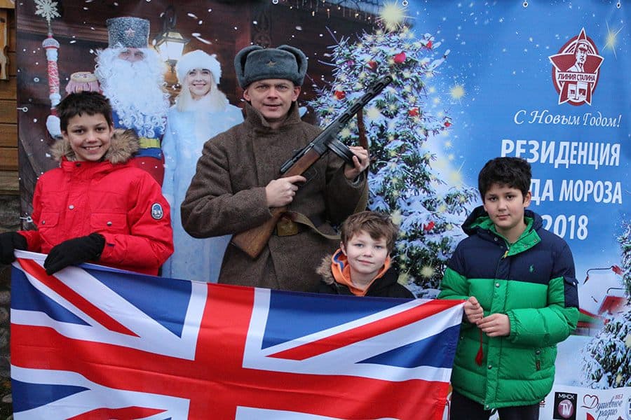 The British on the “Stalin Line”