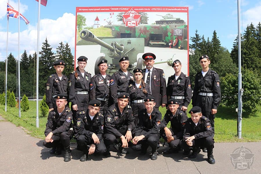 Казачий военно-патриотический клуб «Гром» на «Линии Сталина»
