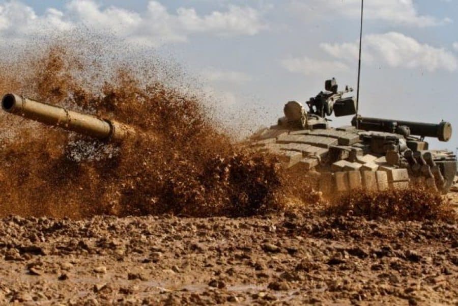 На территории ИКК Линия Сталина прошло соревновательное шоу «Танковый Биатлон»-2018.