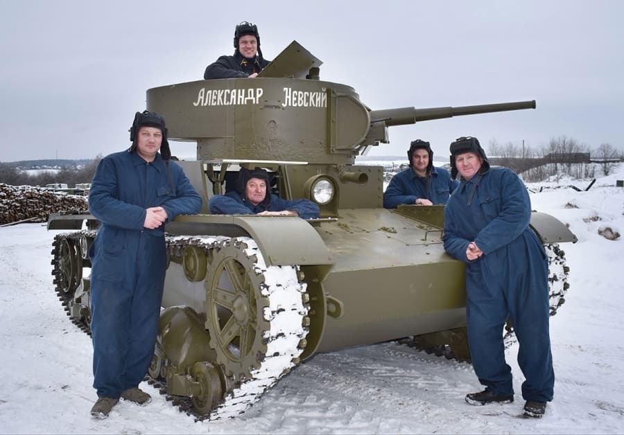 Construction of the T-26 copy