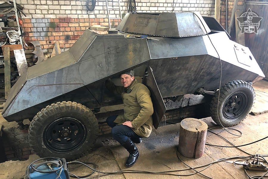 Создание ходовой реплики немецкого лёгкого бронеавтомобиля Sd.Kfz.222.